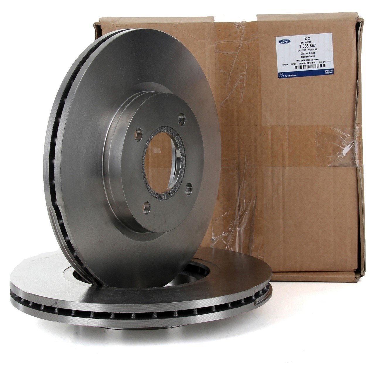 Ford B-Max 2012-2016 Ön Fren Diski Takım (2 Adet) Ford Orjinal