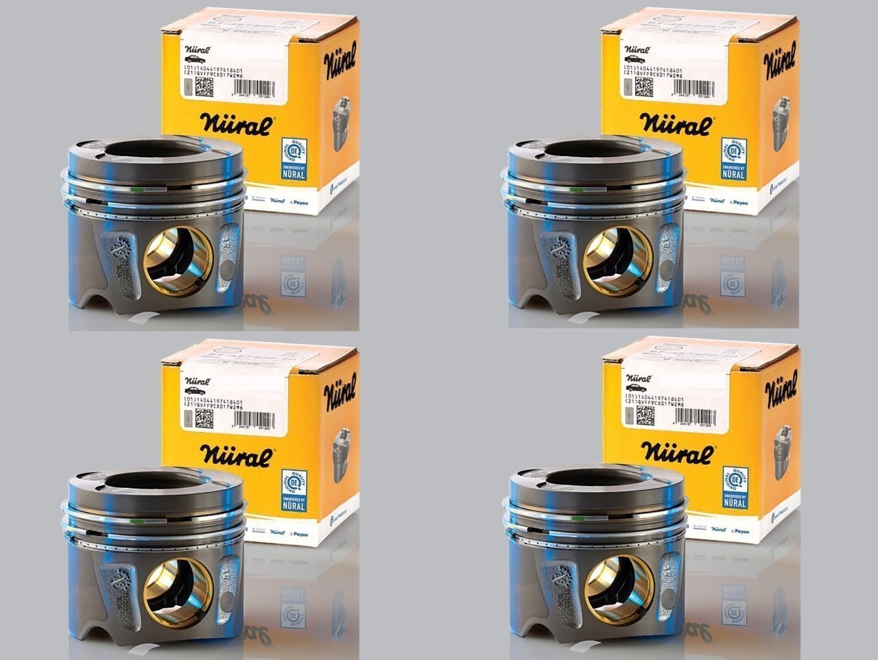Ford C-Max 2007-2010 1.6 TDCİ Piston Segman Takımı 060 ( 4 Adet ) Federal Mogul