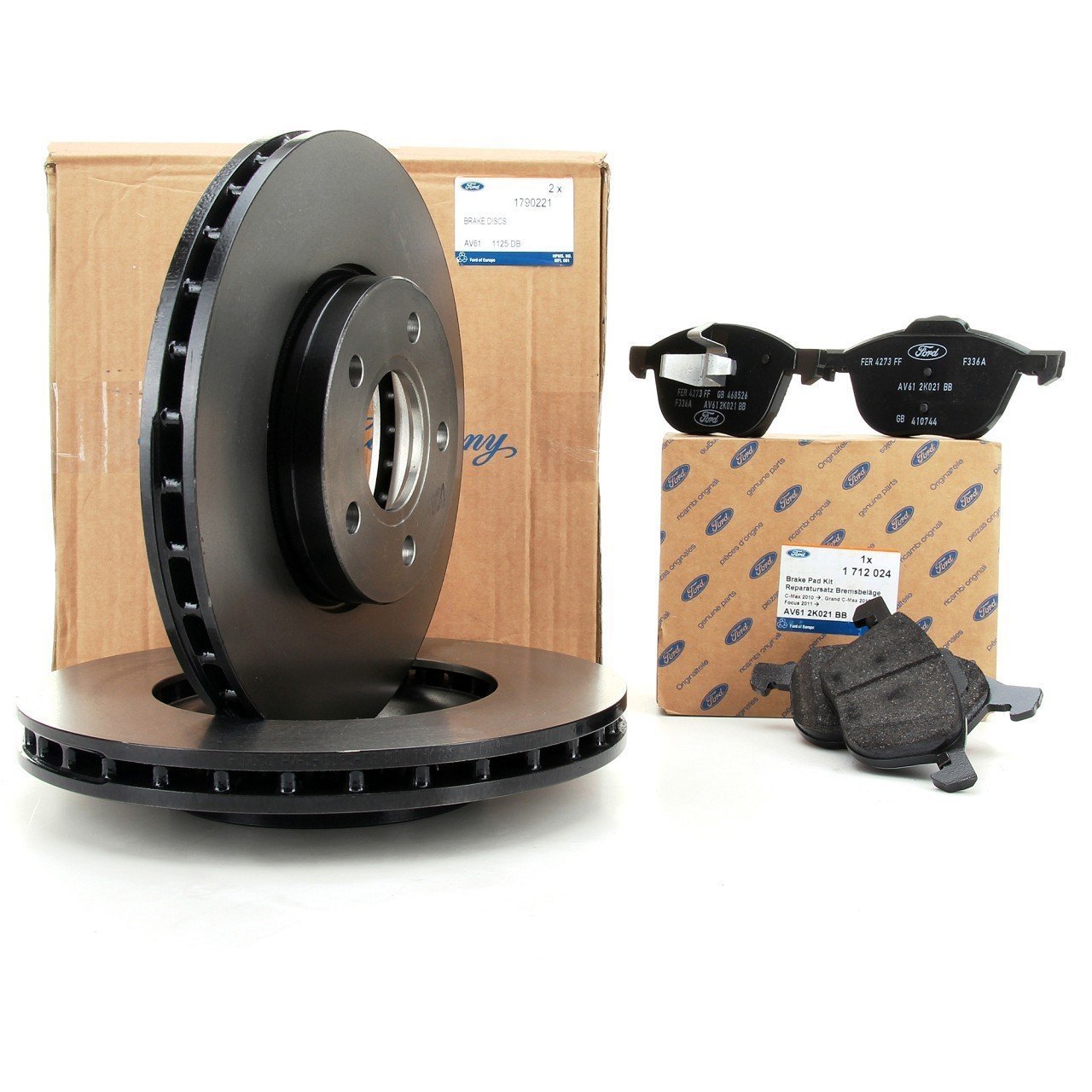 Ford C-Max 2007-2010 Ön Fren Dısk ve Balata Takımı Ford Orjinal