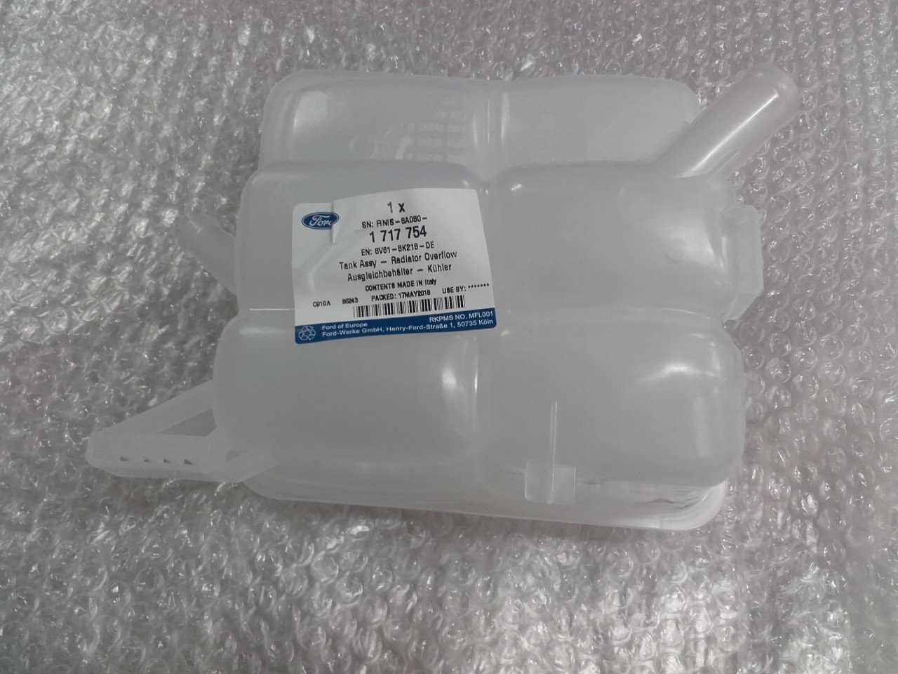 Ford Connect 2014-2018 1.5-1.6 Dizel Radyatör Yedek Su Deposu Orjinal Ford