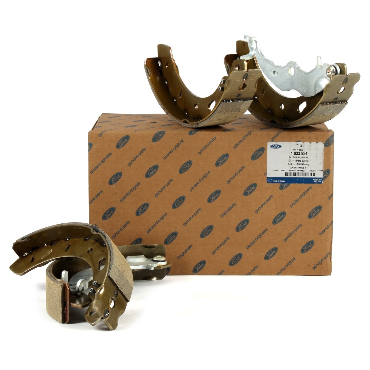 Ford Courier 2012-2019 Arka Fren Balata Takım (Kampana Tip) Ford Orjinal