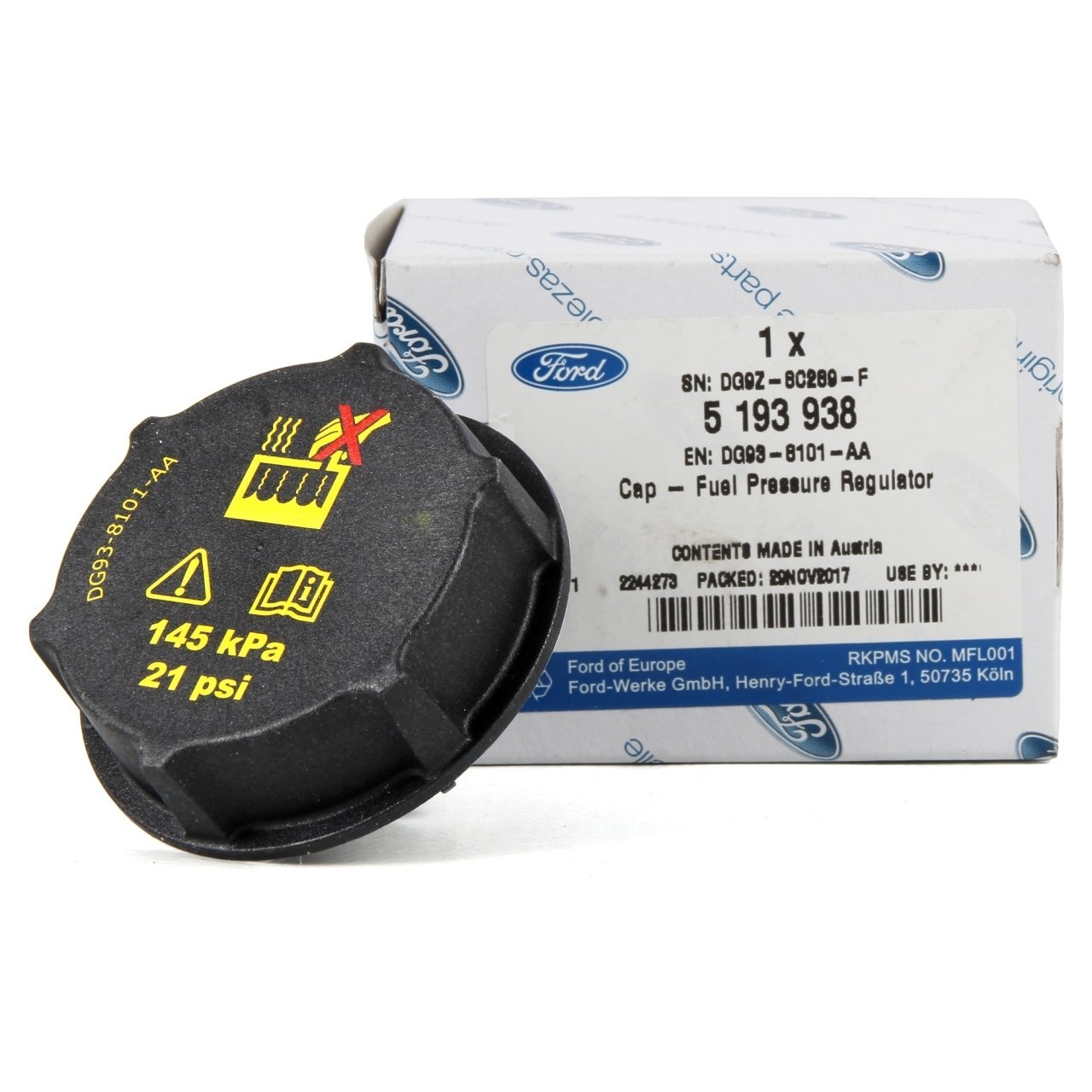 Ford Custom 2013-2018 Radyatör Yedek Su Depo Kapağı Ford Orjinal