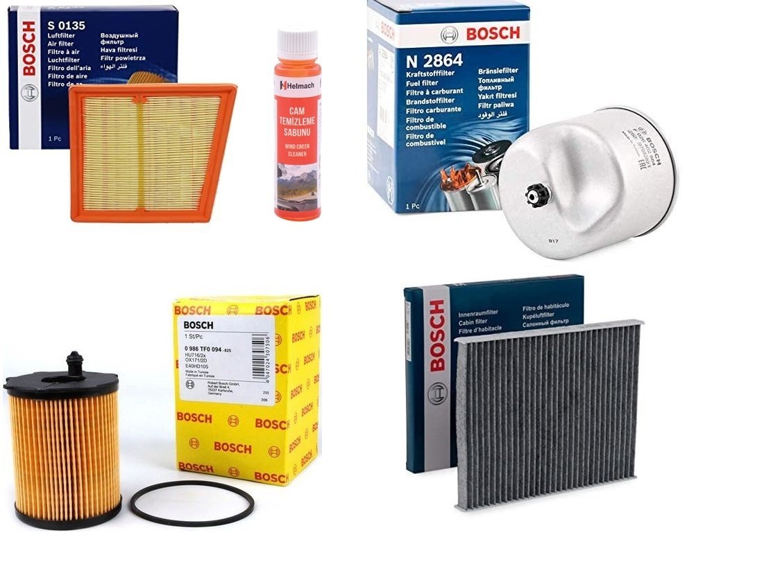 Ford Fiesta 2008-2012 1.6 TDCI Periyodik Bakım Seti Bosch Marka