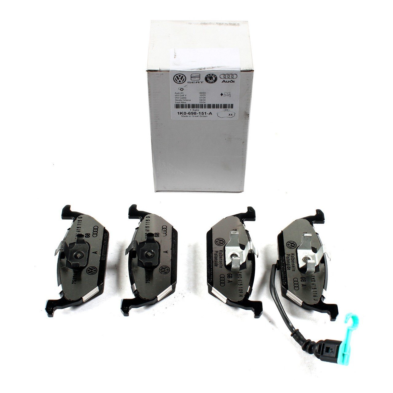 Seat leon 2006-2012 Model Arası Ön Fren Balatası Orijinal