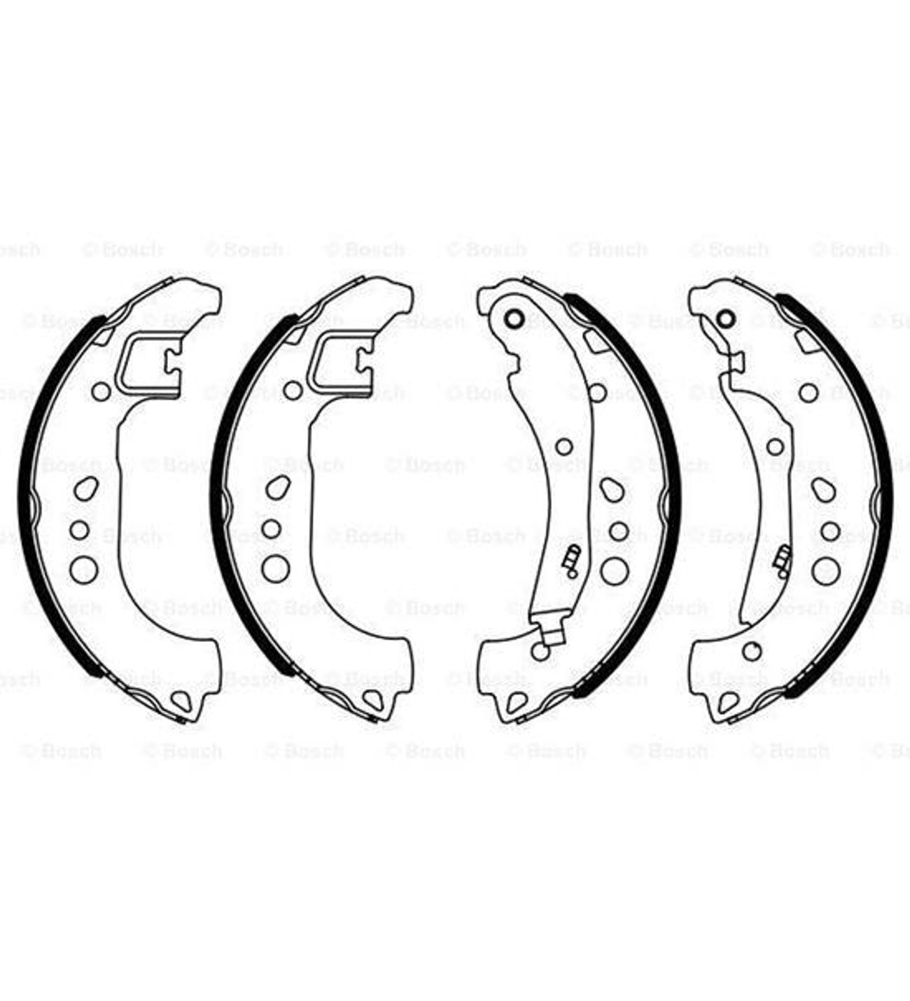Volkswagen Polo 2018 Model Sonrası Arka Kampana Fren Balatası Bosch
